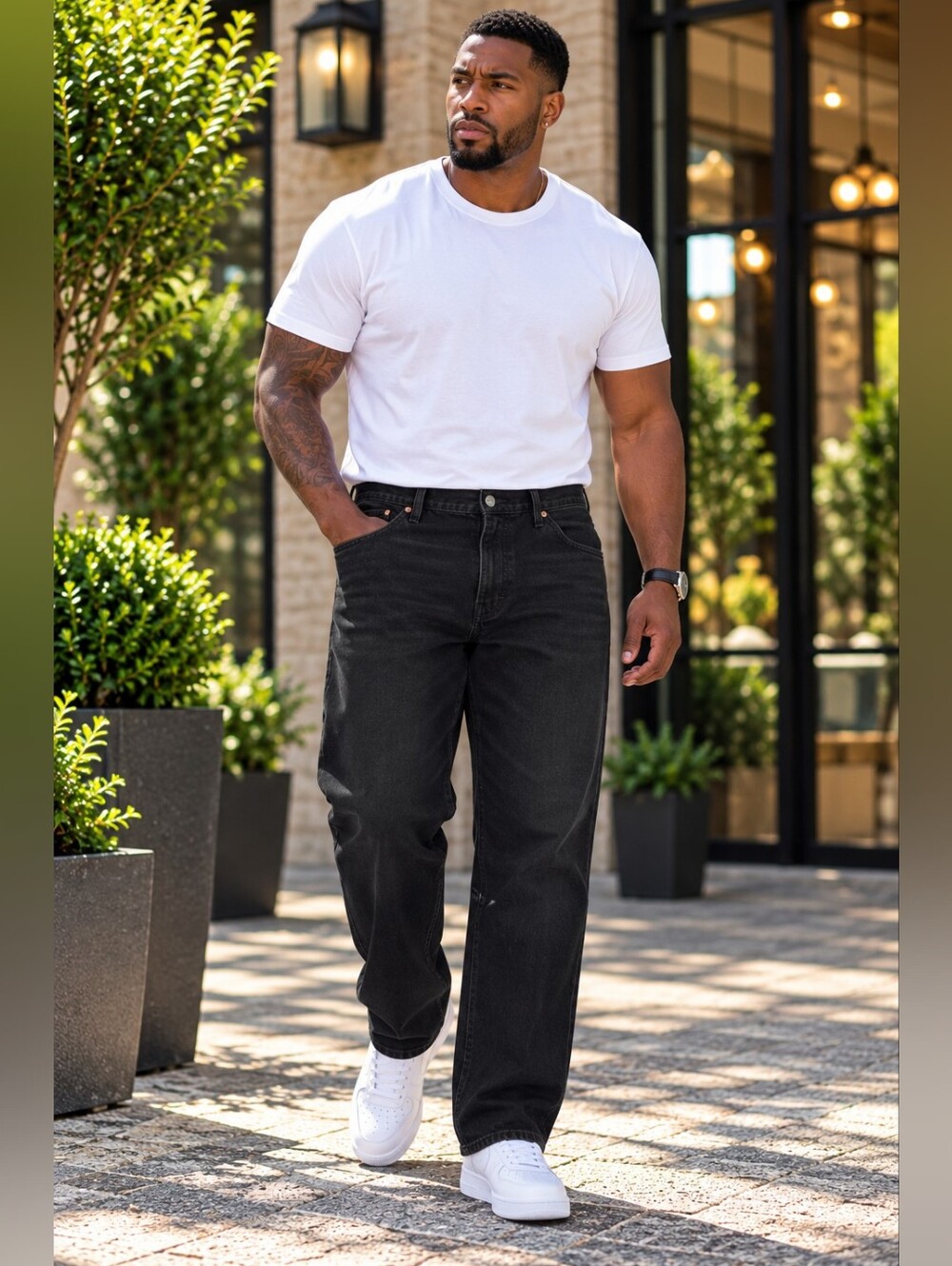 Levi's 560 Comfort Fit Black Jeans 50x30 Big Tall NWT Loose Tapered Leg 🖤👖🔥
